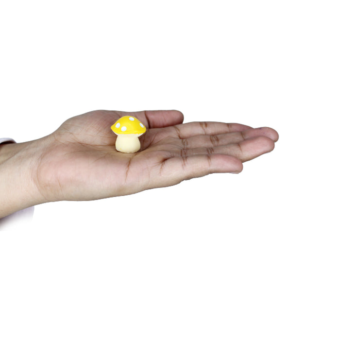 Miniature Toys : (Set of 6) Mushroom for Fairy Garden Accessories