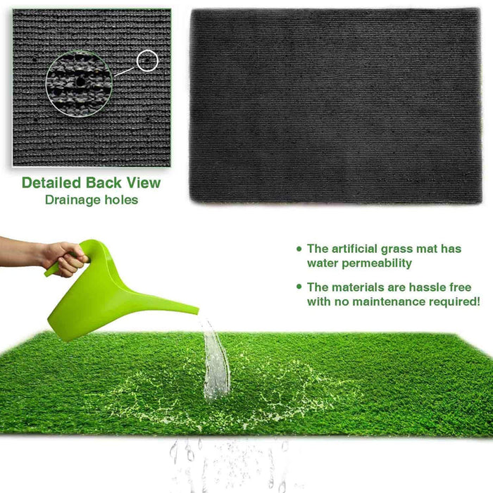 6.5 feet (w) x 5 Feet (L) High Density 25mm Artificial Grass Carpet Mat