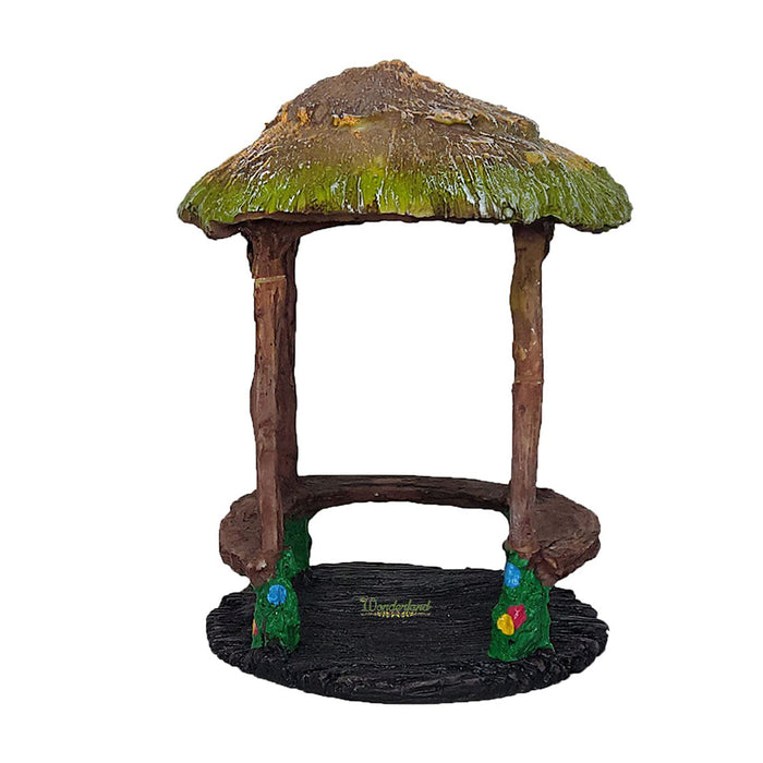 Miniature Toys : Thatch Gazebo for Fairy Garden Accessories