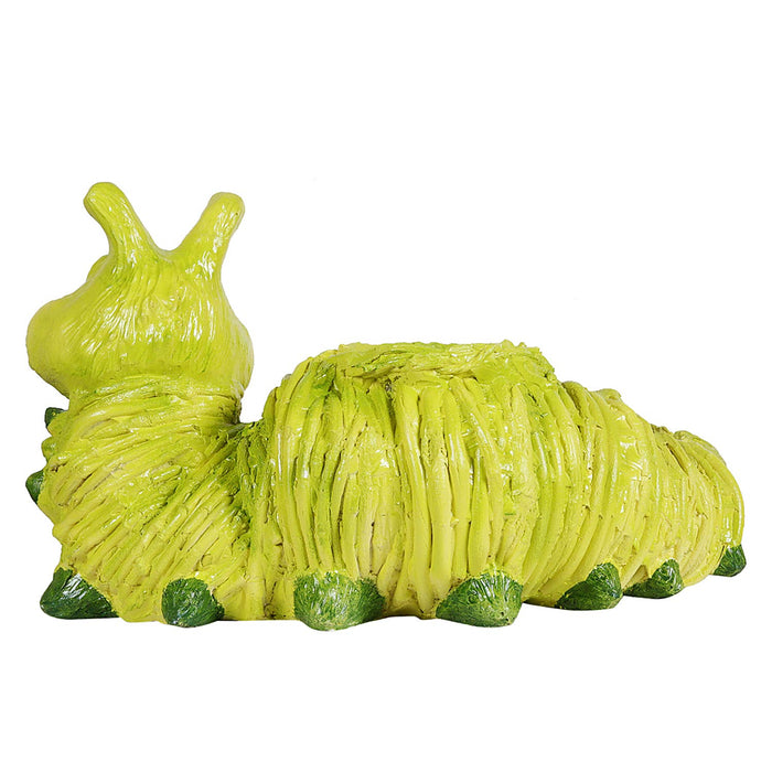 Caterpillar Pot for  Garden Decoration (Green)