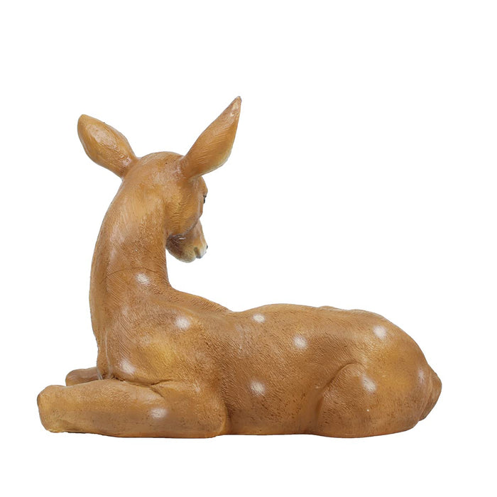 Deer Sitting on Right for Garden Decoration