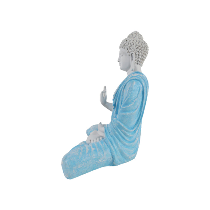 Wonderland Resin 14'' height Blue Buddha (Aashirwad)