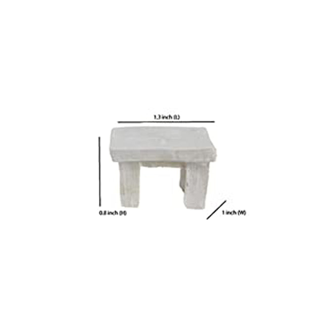 Miniature Toys : (2 Pc/Set) Table and Bench
