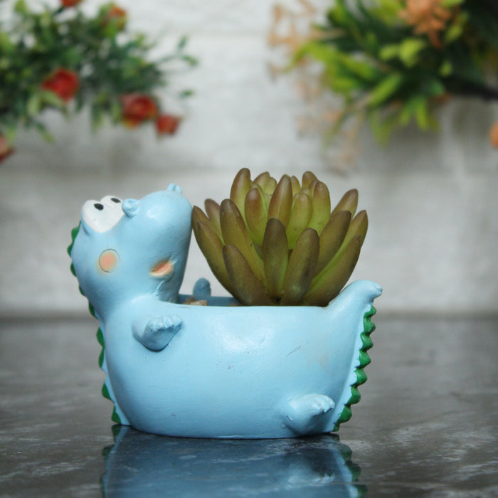 Blue Dragon Succulent Pot for Home Decoration