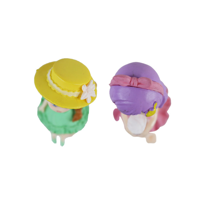 Miniature Toys : (Set of 2) Sitting Beach Girls