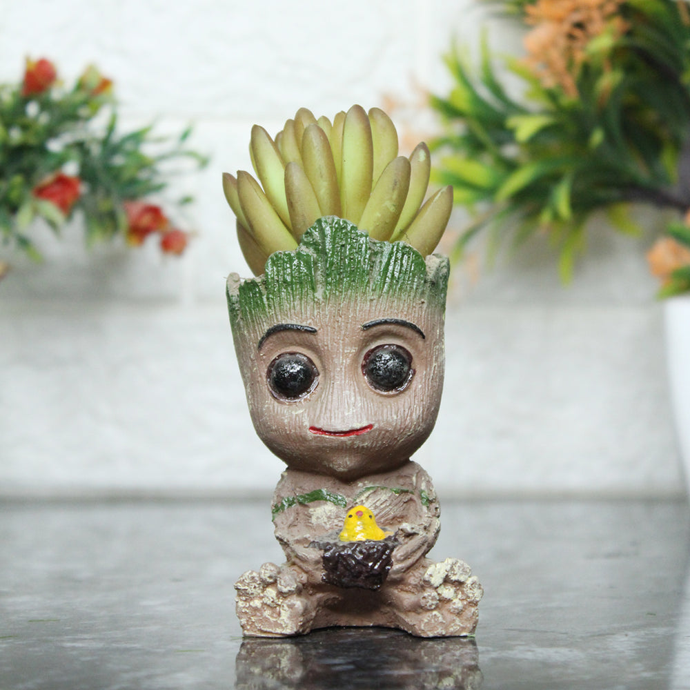 Baby Groot Succulent Pot for Home and Balcony Decoration