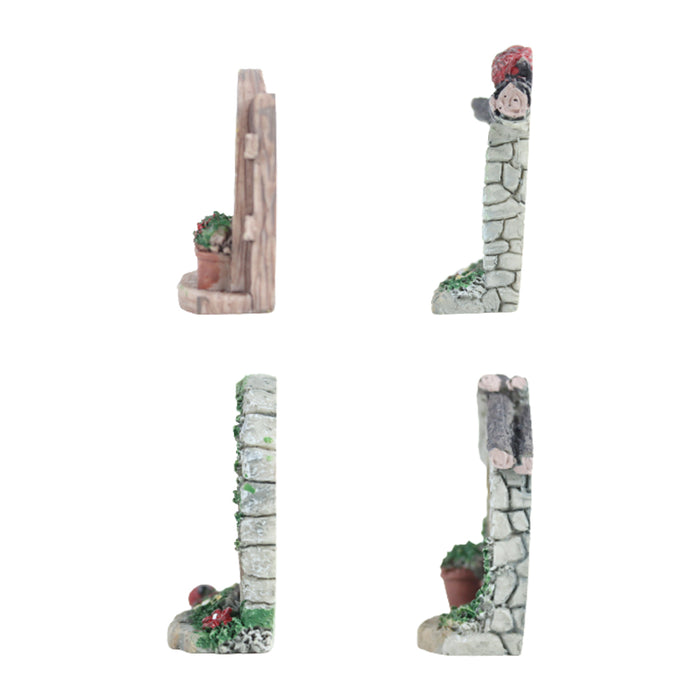 Miniature Toys : (Set of 4) Windows for Fairy Garden Accessories