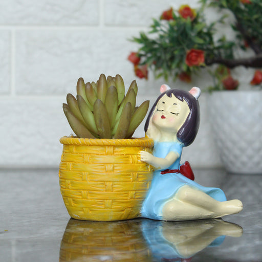 Dream Girl Succulent Pot for Home Decoration - Wonderland Garden Arts and Craft
