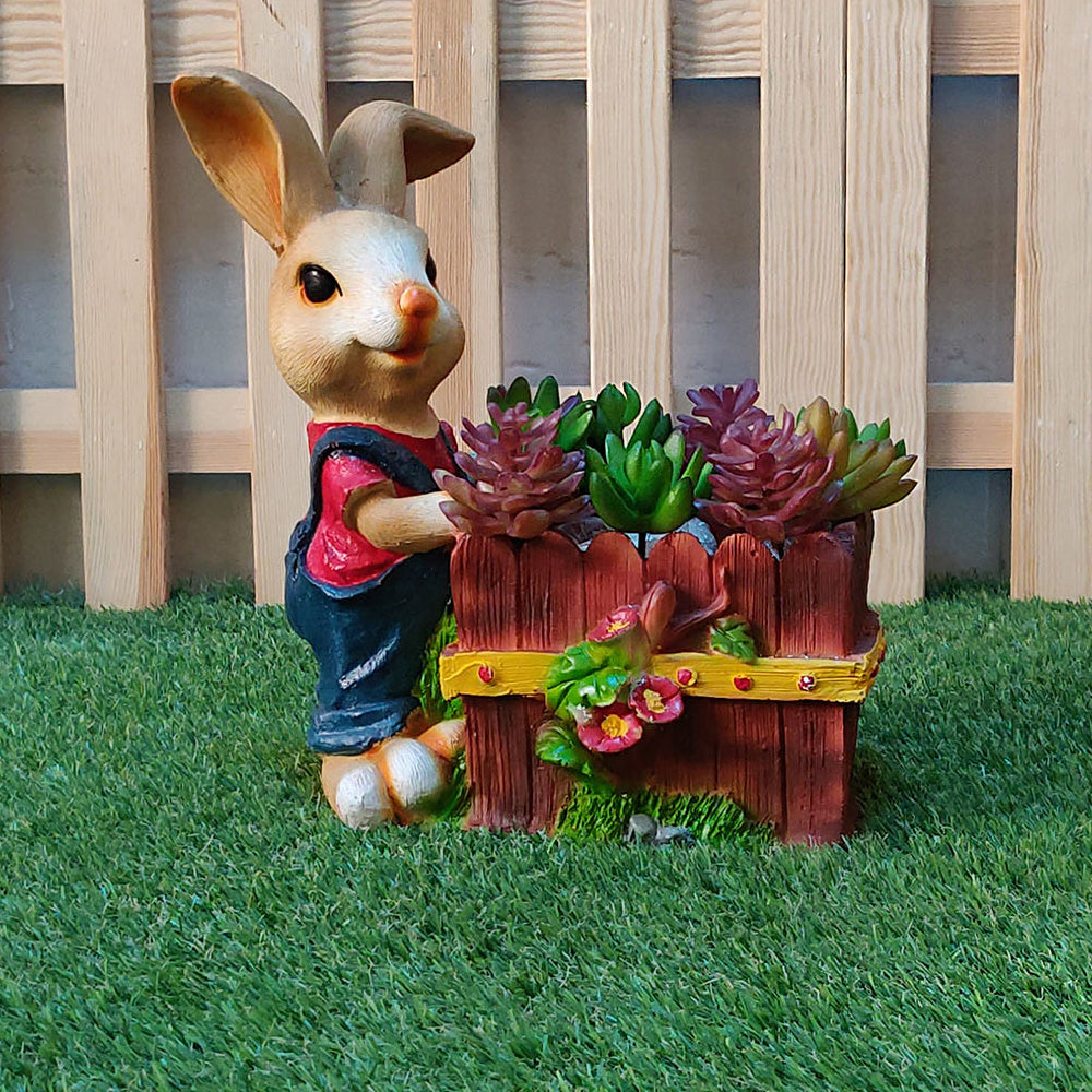 Brown Bunny Succulent Planter for Home and Balcony Decoration