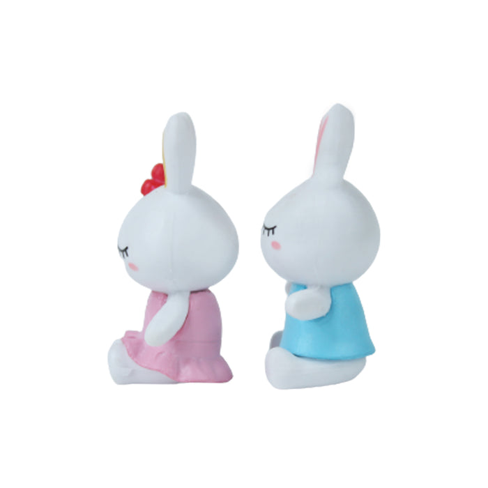 Miniature Toys :  (Set of 2) Bunny Kids