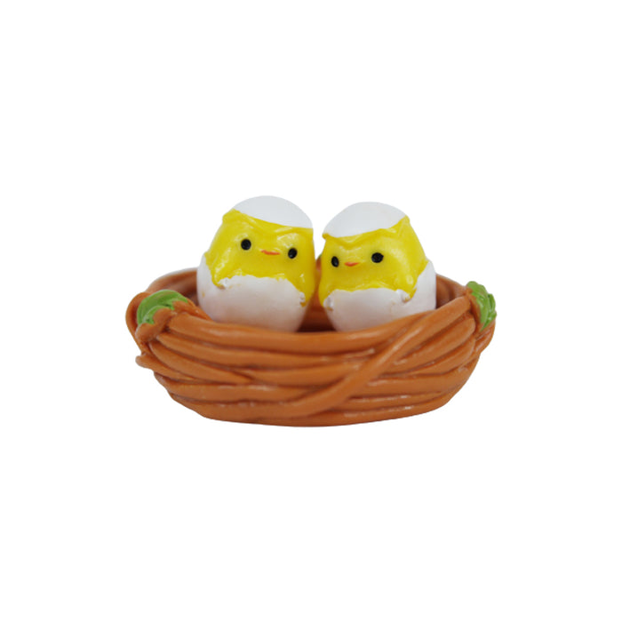 Miniature Toys : (set of 2) Chick & Nest
