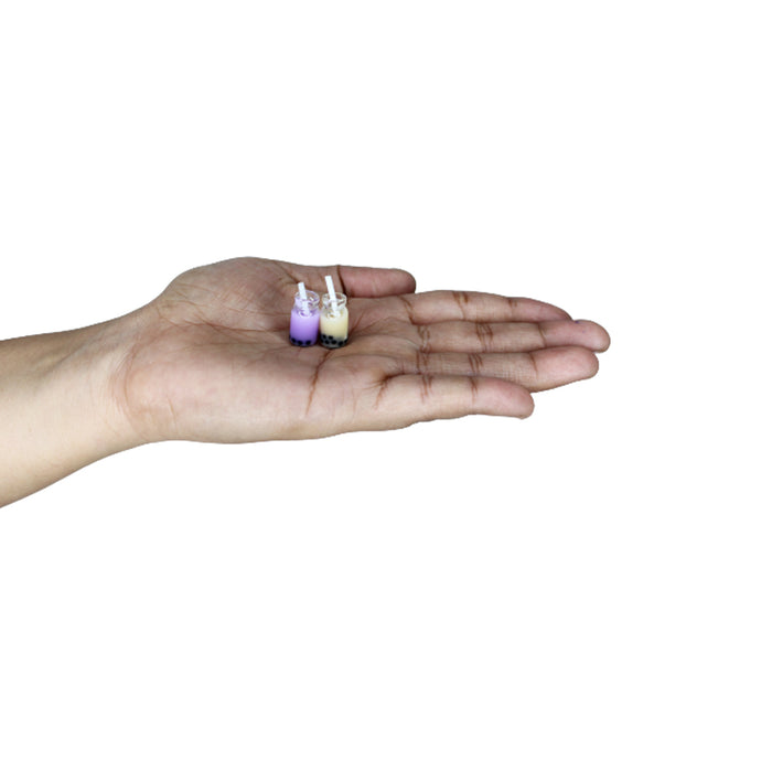 Miniature Toys : (Set of 8) Yellow and Purple Soda Drink