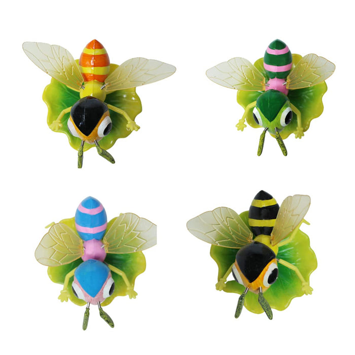 (Set of 4) Bee Stake/Stick for Garden Decoration