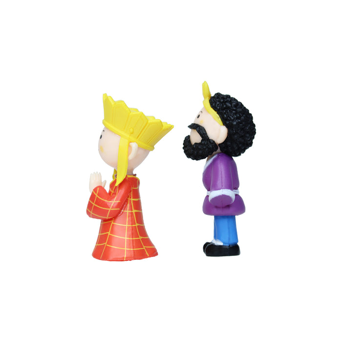 Miniature Toys : (Set of 2) King and Queen for Fairy Garden Accessories