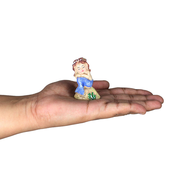 Miniature Toys : (2 Pc/Set) Mermaid Garden Bonsai Miniature for Decoration