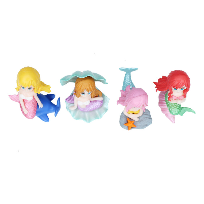 Miniature Toys : (Set of 4) Mermaid