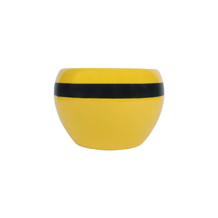 Line Round Metal Pot (Yellow)