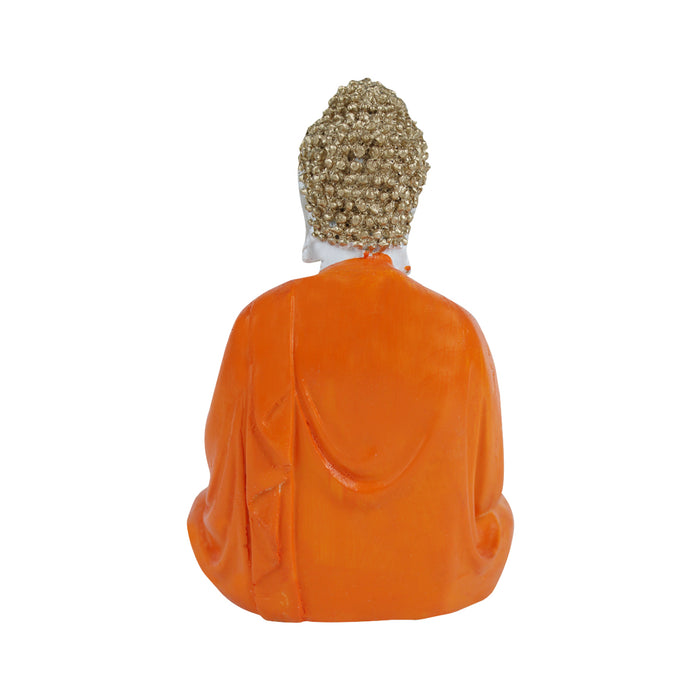 (5 inch) Small Buddha Statue (Orange)