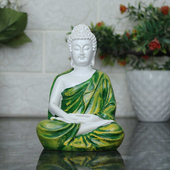 (5 inch) Small Buddha Statue (Green)