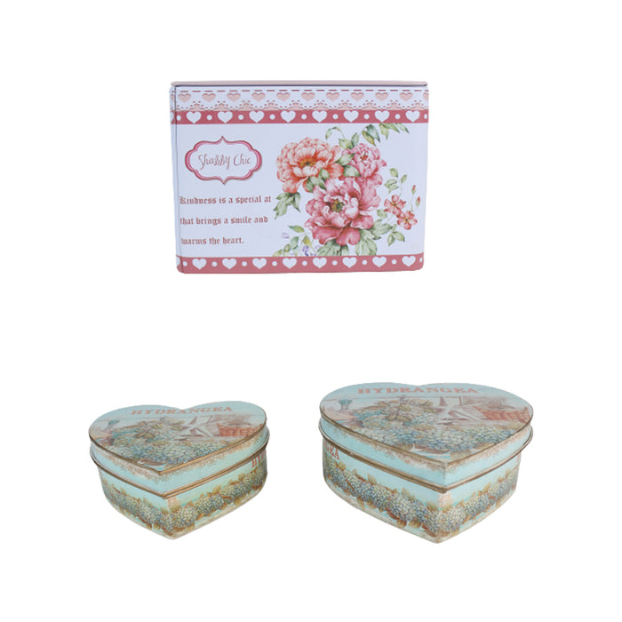 Vintage Tin Containers and Tissue Box