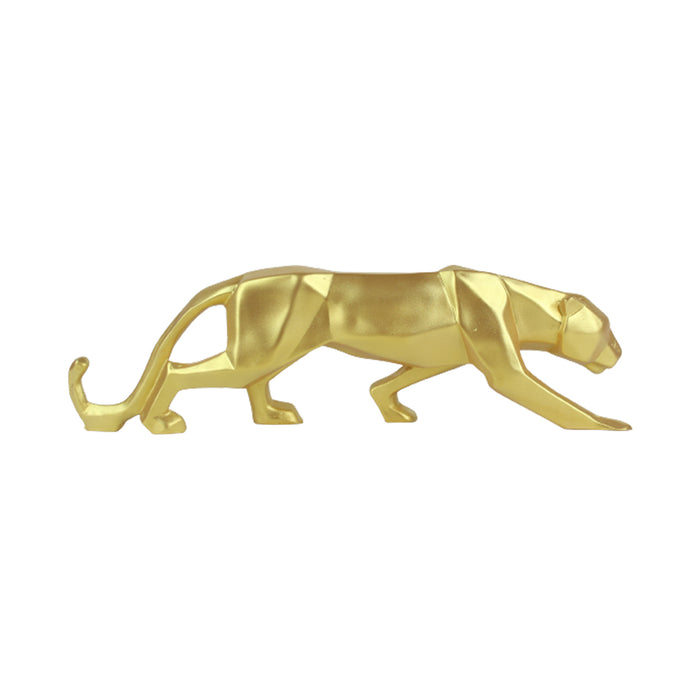 Golden Cheetah Statue