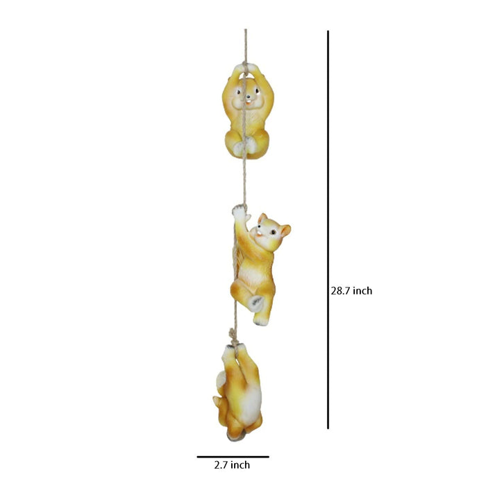 Hanging Outdoor Playful Squirrel on String
