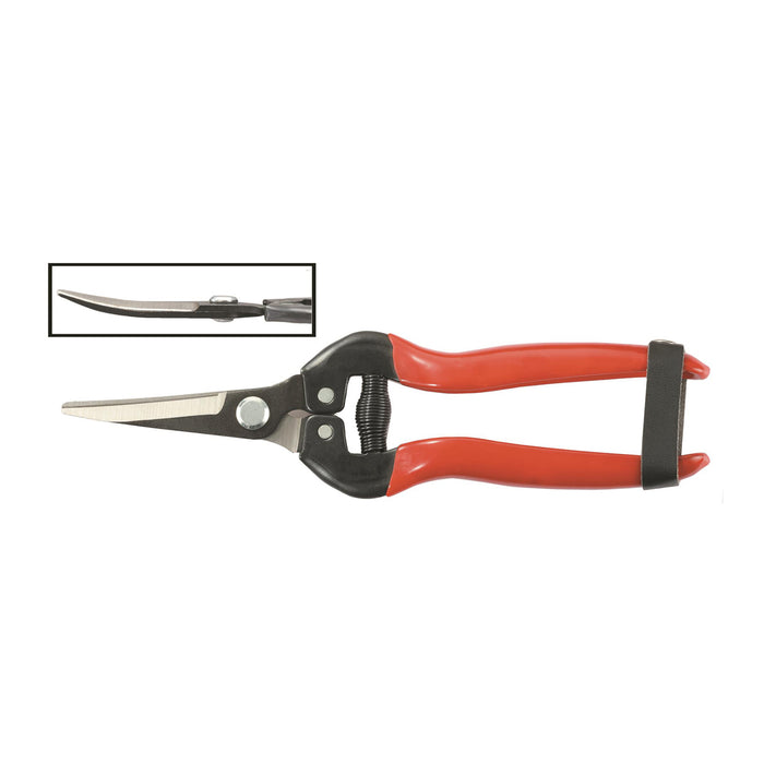 Garden tools :Curved Fruit Pruner Red And Black