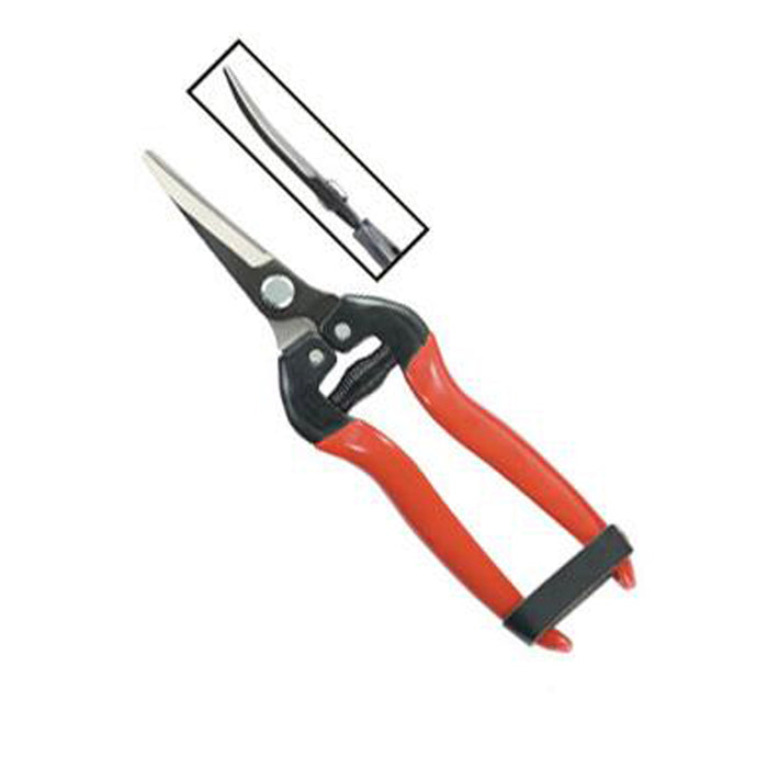 Garden tools :Curved Fruit Pruner Red And Black