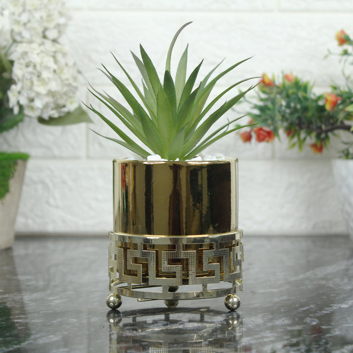 Modern Style Glossy Golden Pots
