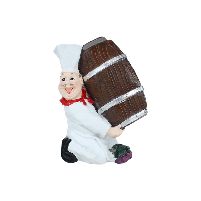 Chef with Bottle Container