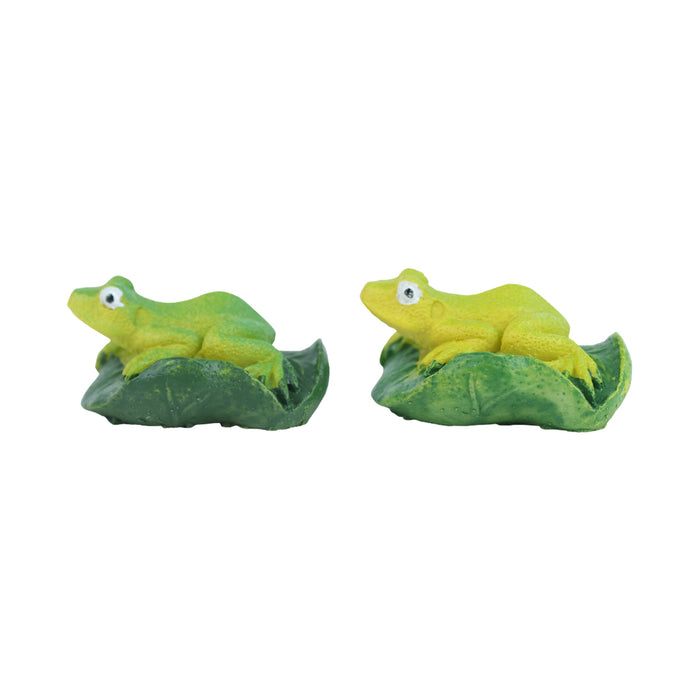Miniature Toy : Set of 4 Resin frog