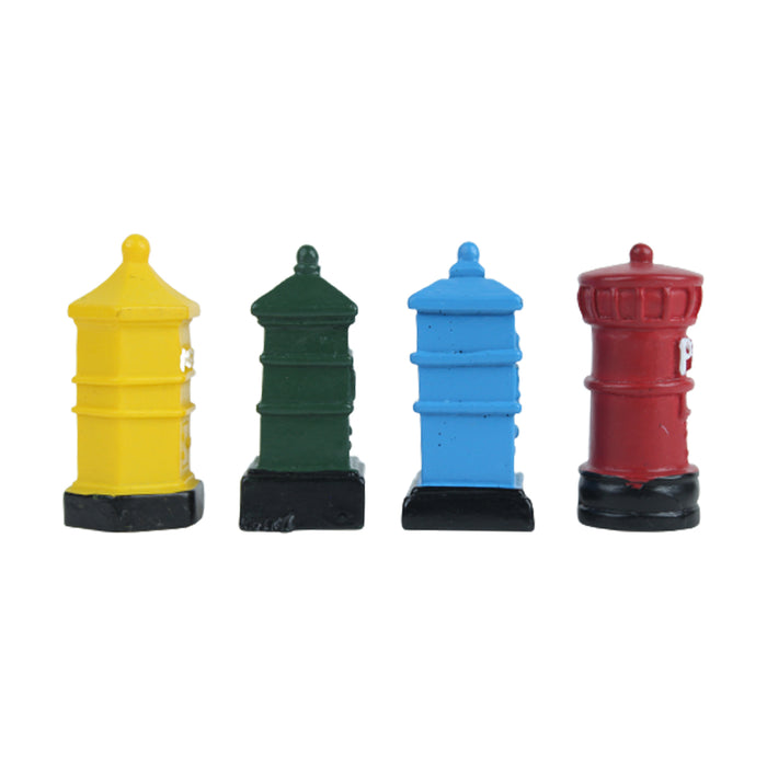 Miniature Toy : Set of 8 Postbox