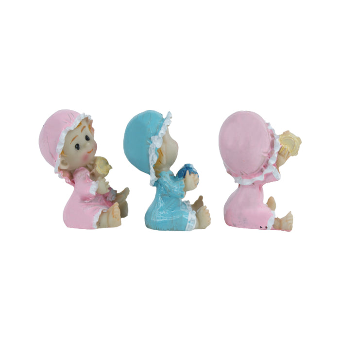 Wonderland Miniature Toys Set of 6 baby ( Miniature garden accessories for tray garden )