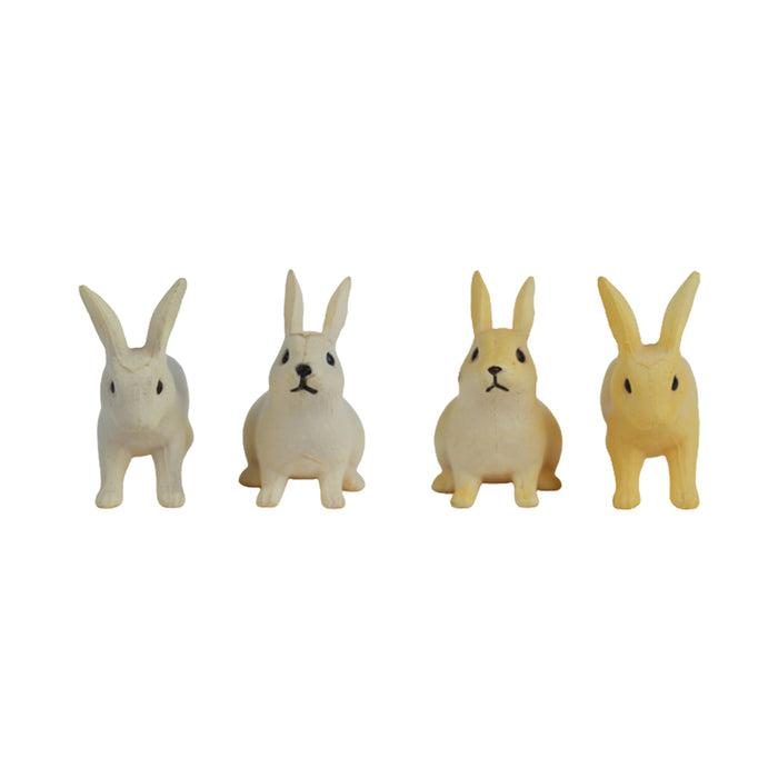 Miniature Toys Set of 8 rabbit