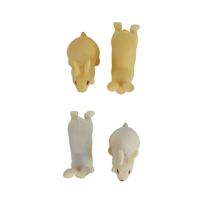 Miniature Toys Set of 8 rabbit