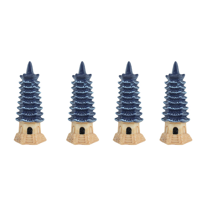 Miniature Toys Set of 4 pagoda