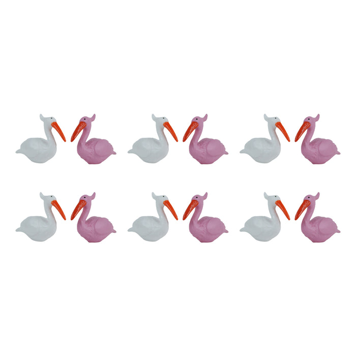 Miniature Toys Set of 12 crane