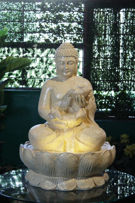 Big Size Fiber Buddha Fountain