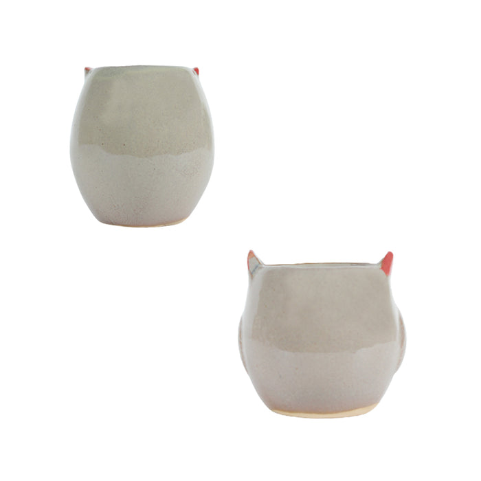 Imported  Set of 2 Ceramic Boy & Girl Small Size plant Pot