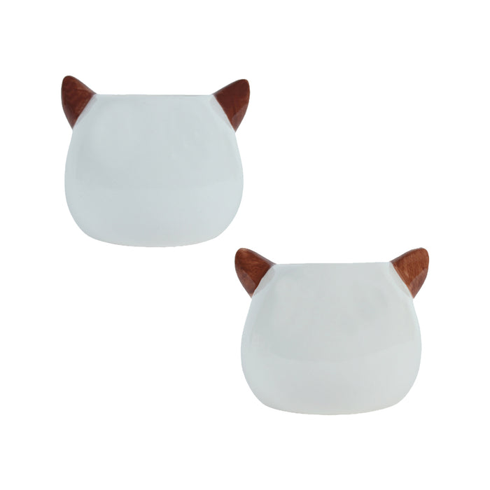 Imported Set of 2 Ceramic Bear Small Size plant Pot