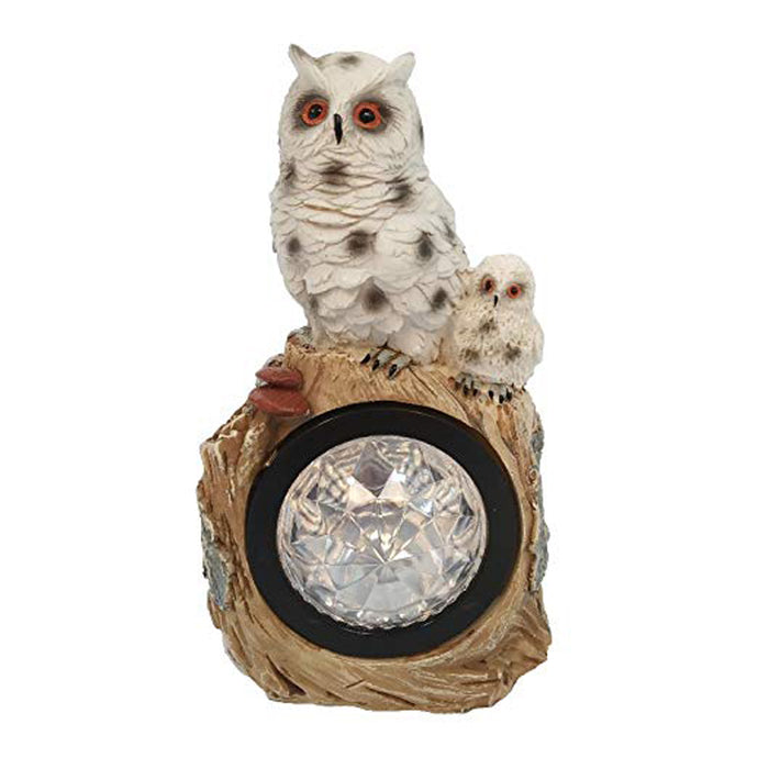 White Owl Solar Light for Garden Decoration