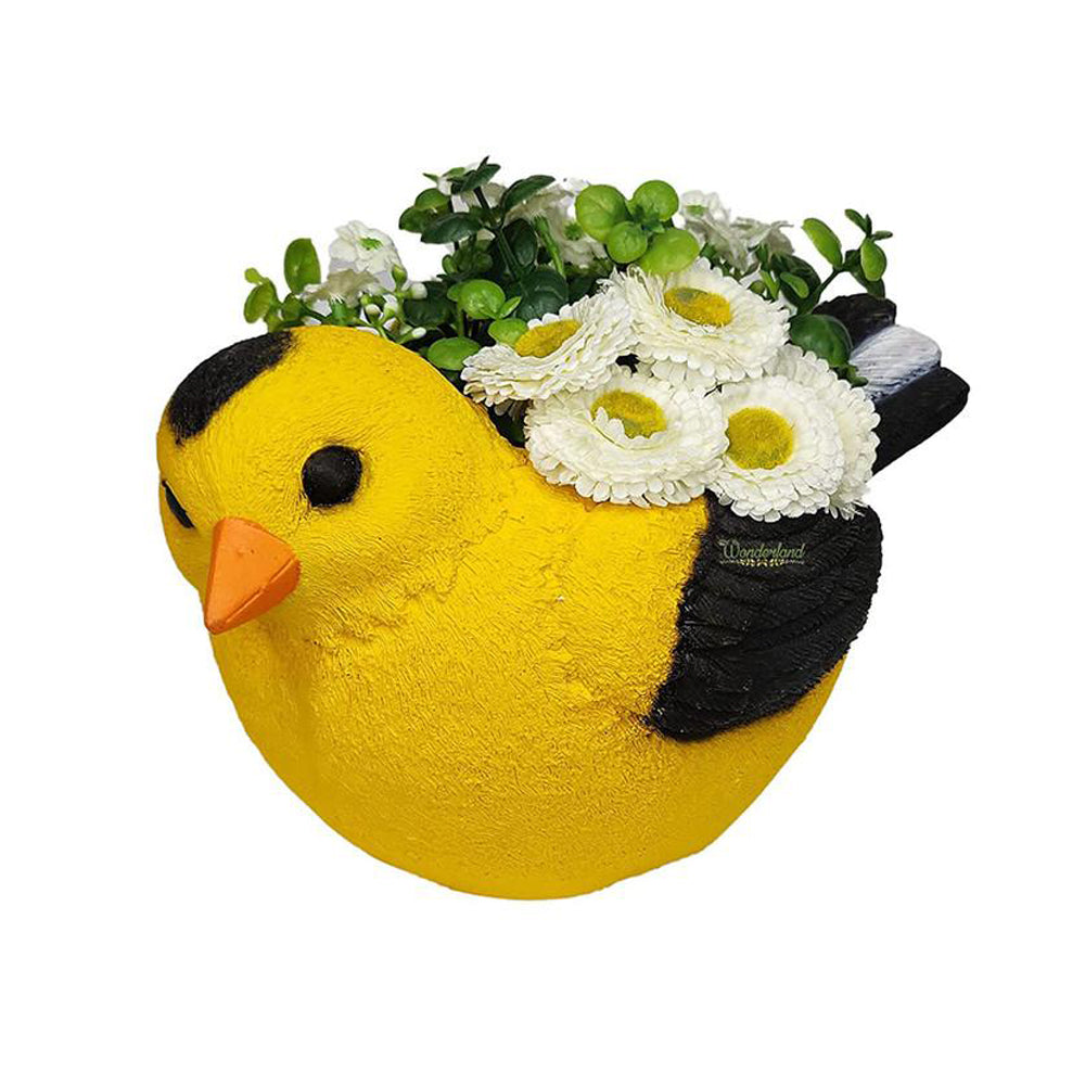 Attractive table top cute fat bird planter for Garden Decoration