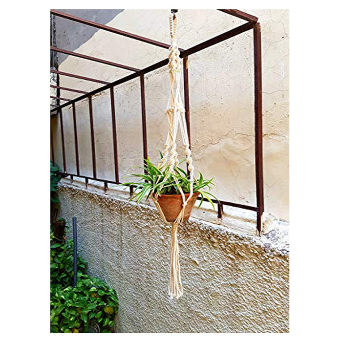 Hanging Macrame Planters for Home or Garden or Balcony or Kids Room Decor