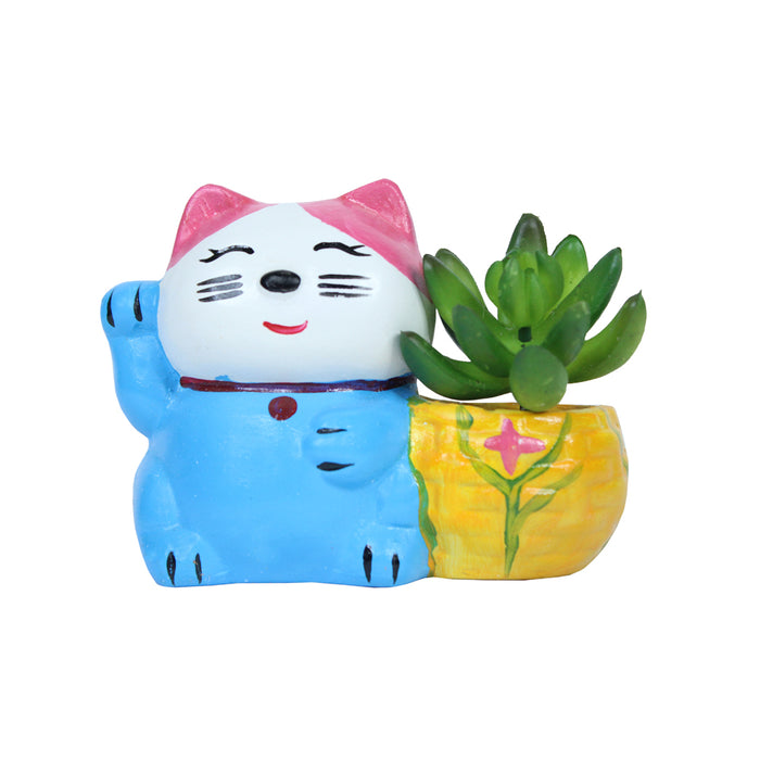 Kitty Succulent Pot for Home and Balcony Decoration