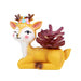 Winking Deer Succulent Pot for Home and Balcony Decoration - Wonderland Garden Arts and Craft