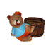 Teddy Bear Sitting with Planter - Wonderland Garden Arts and Craft