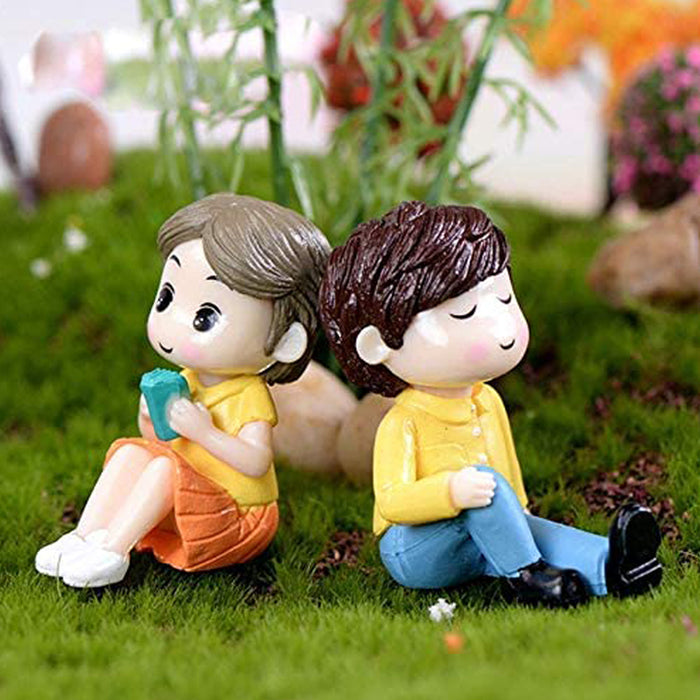 Buy (Set of 2) Kids Sitting Garden Miniature Online — Wonderland