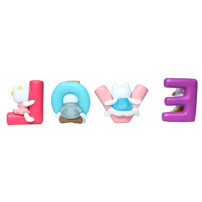 4 pc Love Sign Garden Miniature for Landscape Decoration