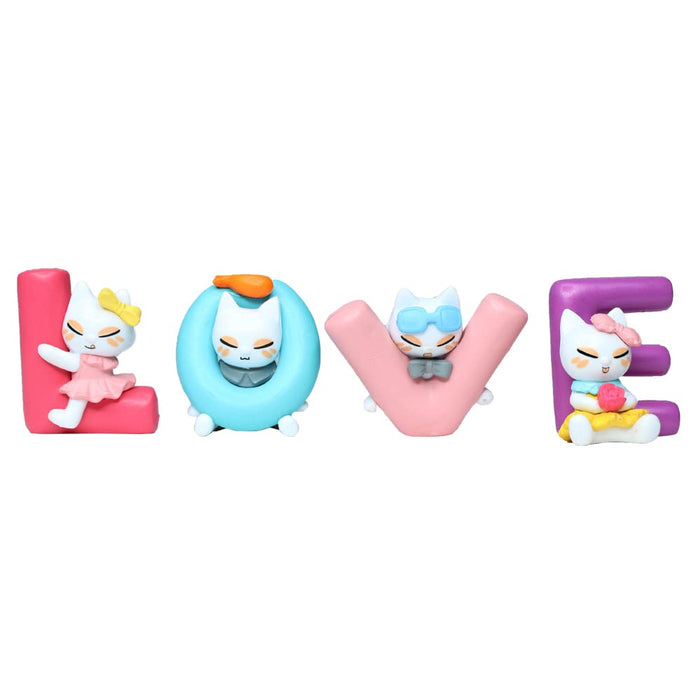 4 pc Love Sign Garden Miniature for Landscape Decoration