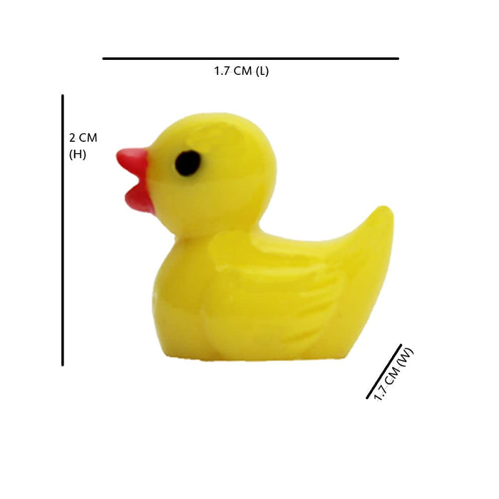 Miniature toys: (Set of 10) Small Duck Garden Miniature for tray gardening